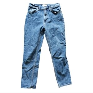 Everlane Women's Original Cheeky Straight Leg Jeans in Blue Size 28 Crop